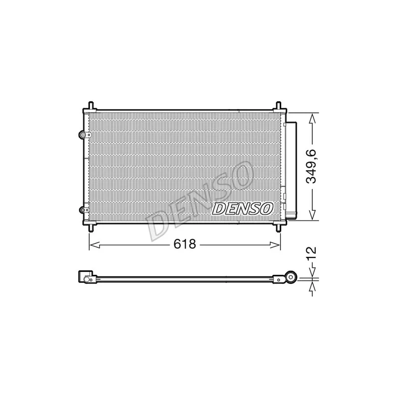 Condenseur, climatisation DENSO DCN50117