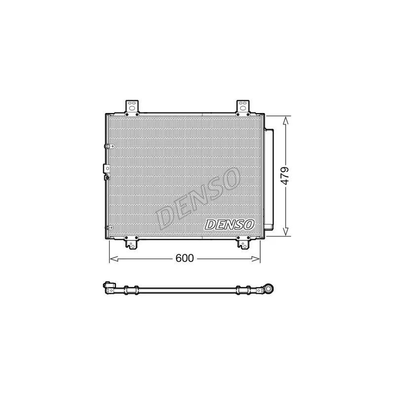 Condenseur, climatisation DENSO DCN50118