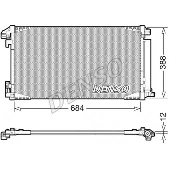 Condenseur, climatisation DENSO DCN50119