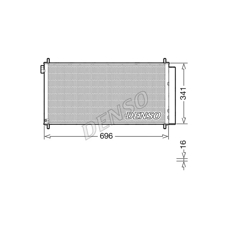 Condenseur, climatisation DENSO DCN50121