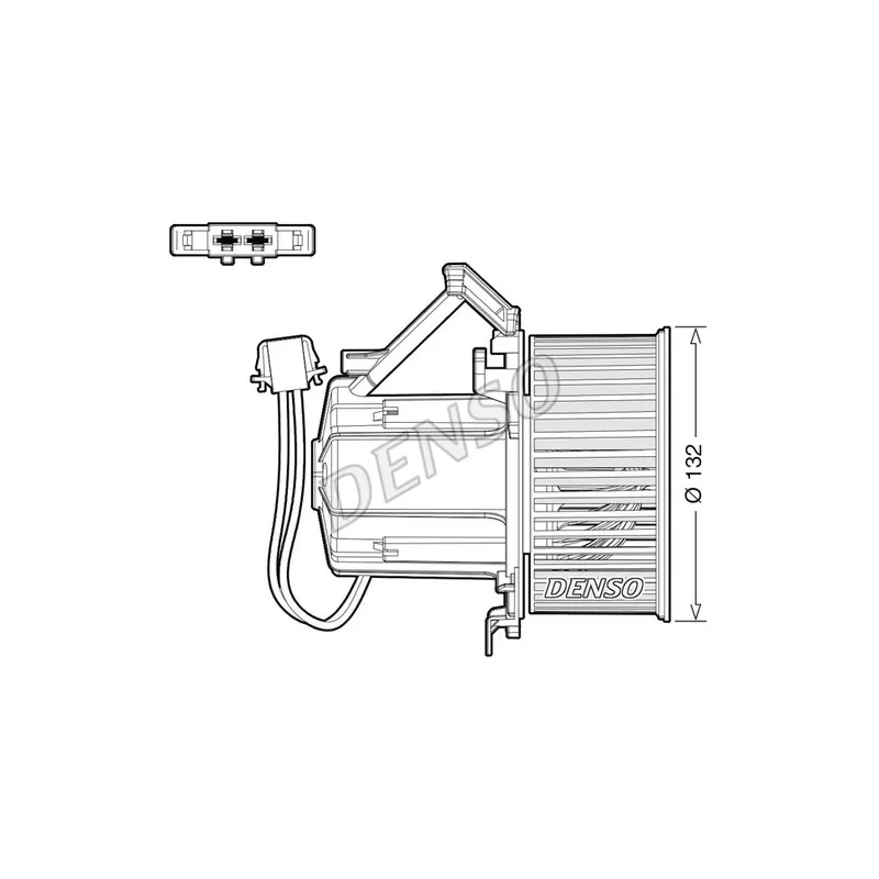 Pulseur d'air habitacle DENSO DEA02009