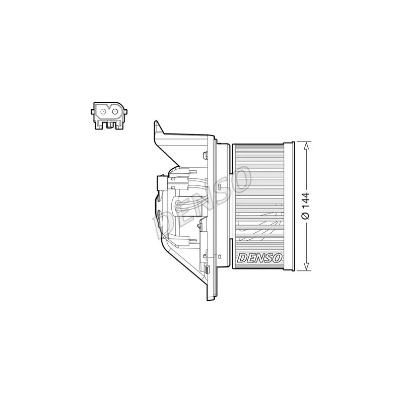 Pulseur d'air habitacle DENSO DEA05005