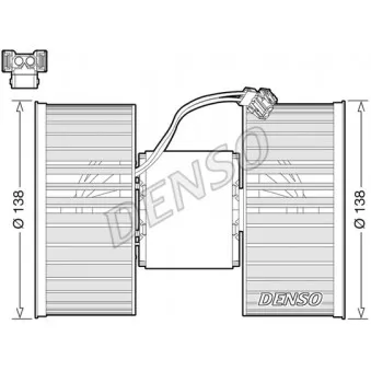 Pulseur d'air habitacle DENSO DEA05006