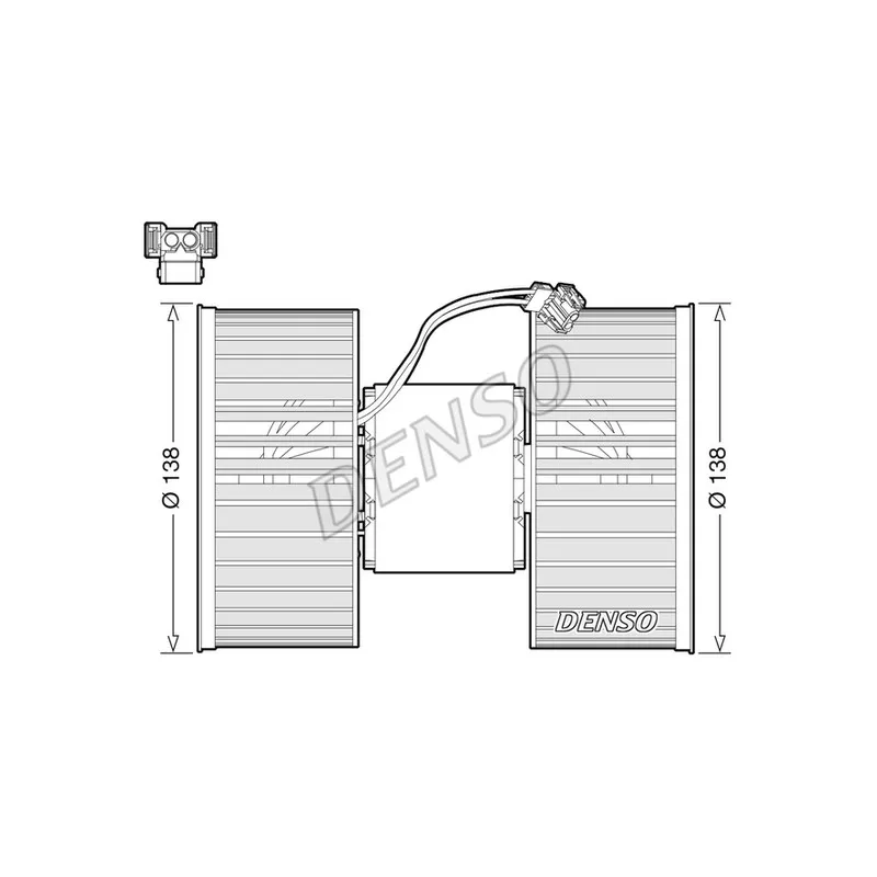 Pulseur d'air habitacle DENSO DEA05006