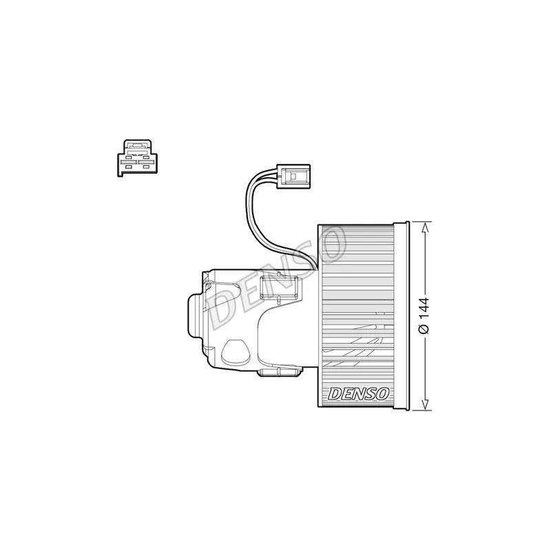 Pulseur d'air habitacle DENSO DEA05008