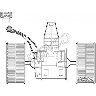 Pulseur d'air habitacle DENSO DEA05009