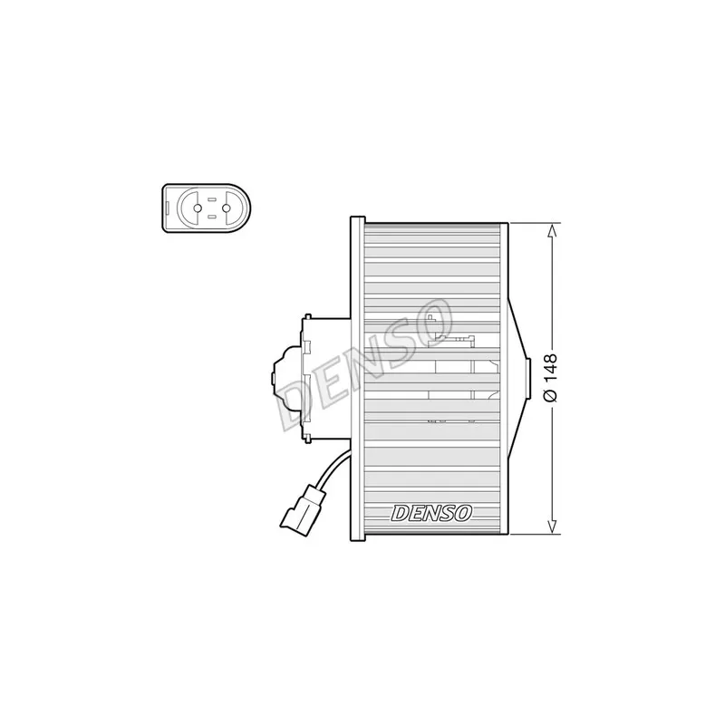 Pulseur d'air habitacle DENSO DEA10054