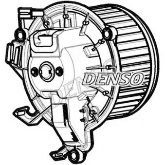 Pulseur d'air habitacle DENSO DEA12006