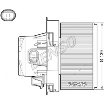 Pulseur d'air habitacle DENSO DEA21012