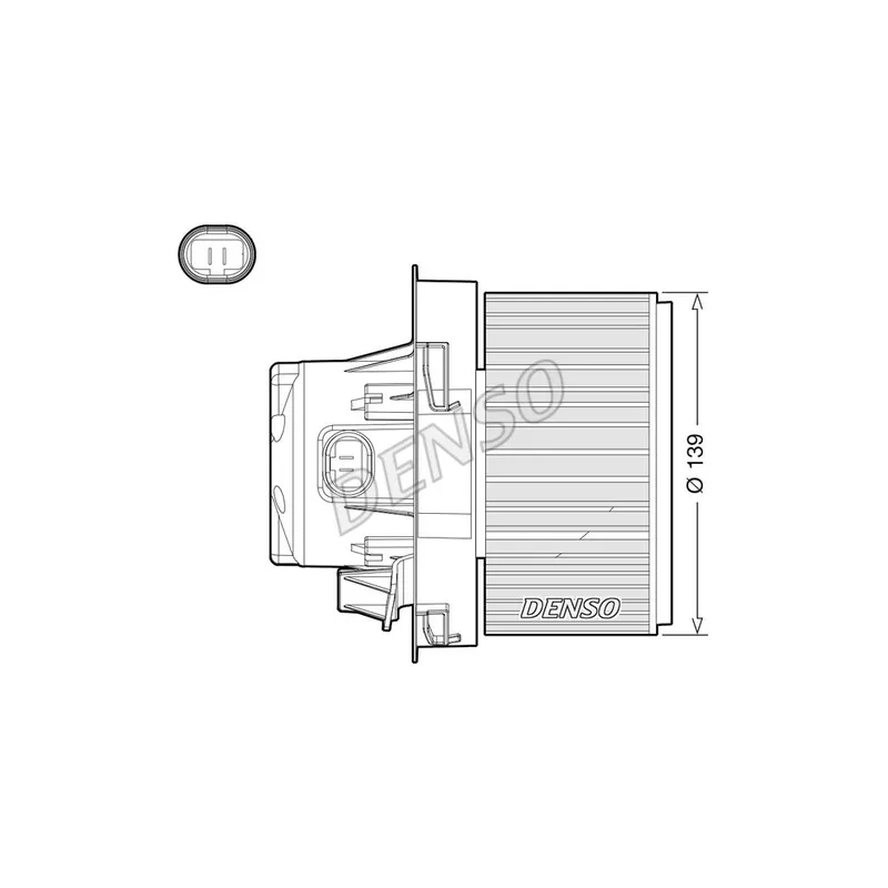 Pulseur d'air habitacle DENSO DEA21012
