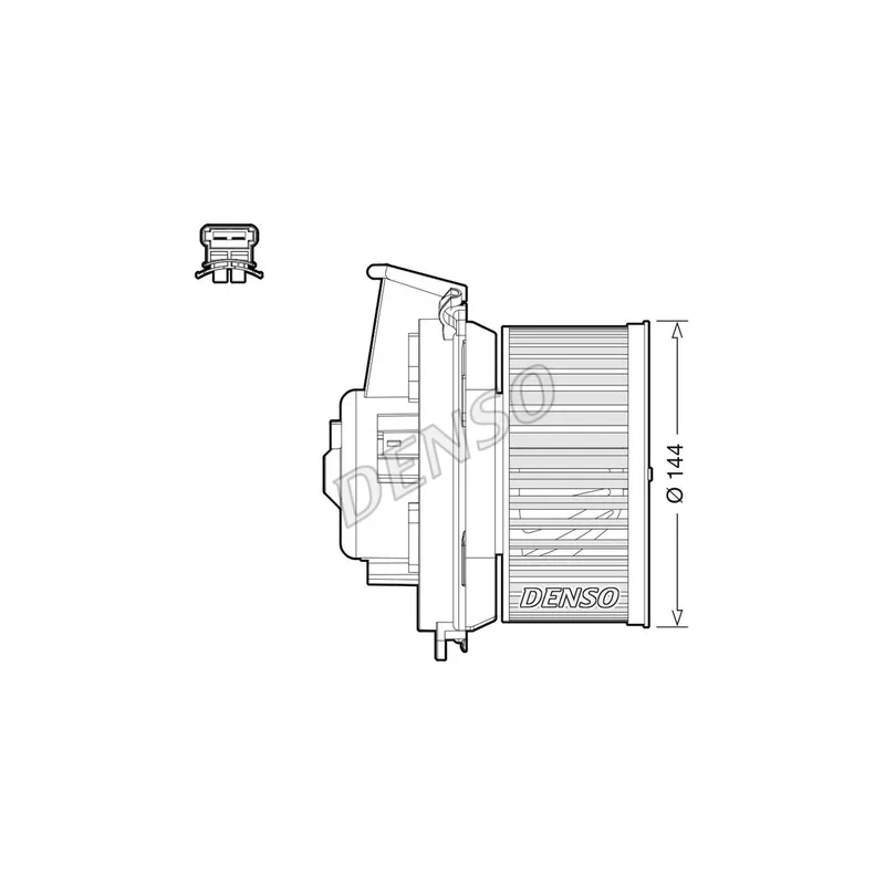 Pulseur d'air habitacle DENSO DEA21013