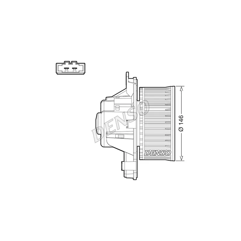 Pulseur d'air habitacle DENSO DEA21014