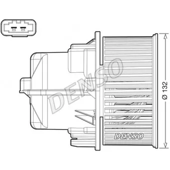 Pulseur d'air habitacle DENSO DEA33002