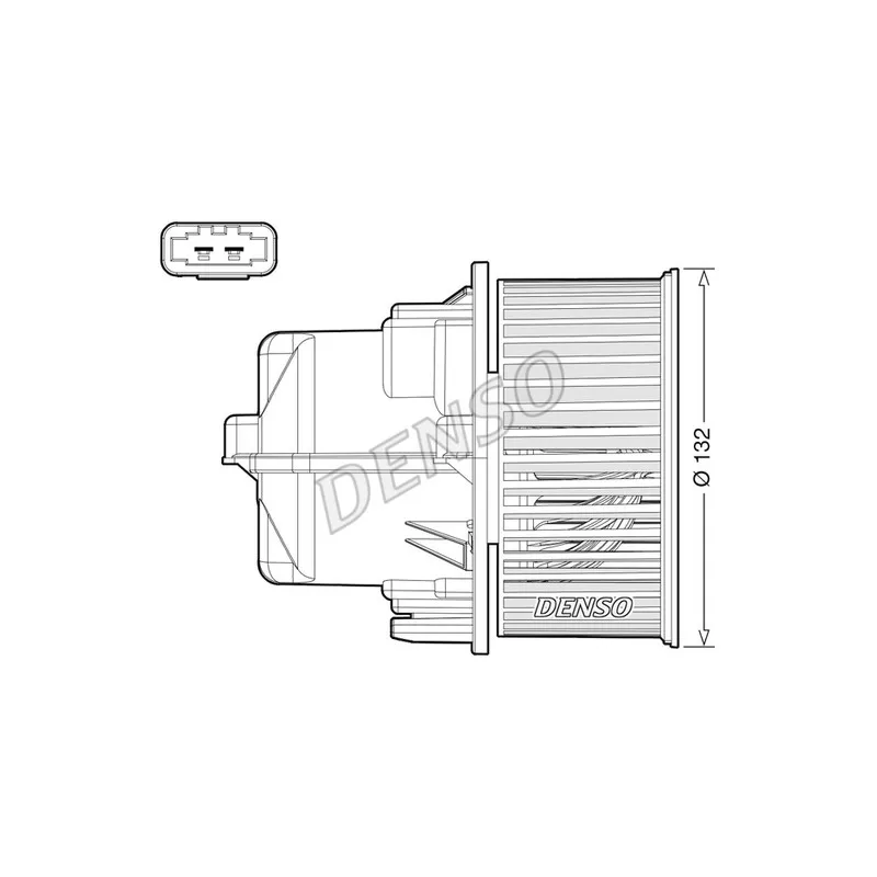 Pulseur d'air habitacle DENSO DEA33002