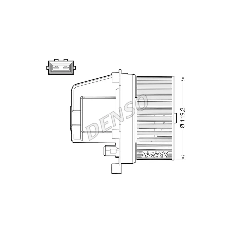 Pulseur d'air habitacle DENSO DEA33003