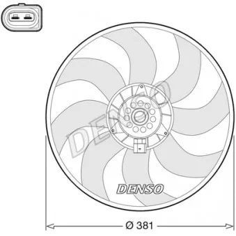 Ventilateur, refroidissement du moteur DENSO DER02006