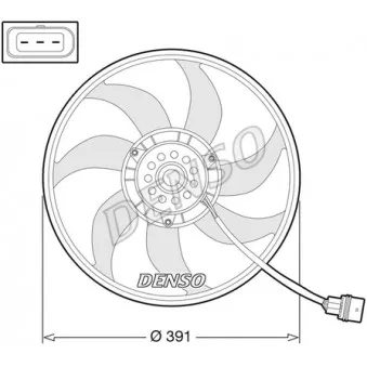 Ventilateur, refroidissement du moteur DENSO DER32014