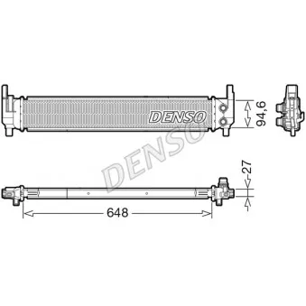 Radiateur, refroidissement du moteur DENSO DRM02042