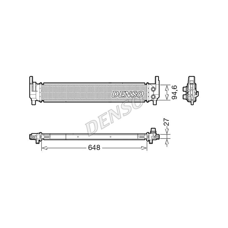Radiateur, refroidissement du moteur DENSO DRM02042
