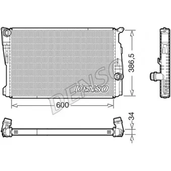 Radiateur, refroidissement du moteur DENSO DRM05122