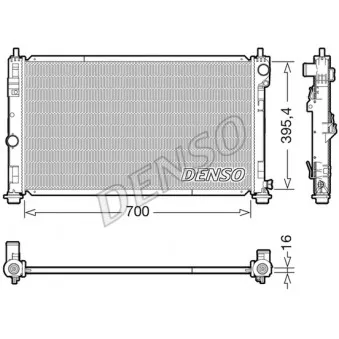 Radiateur, refroidissement du moteur DENSO