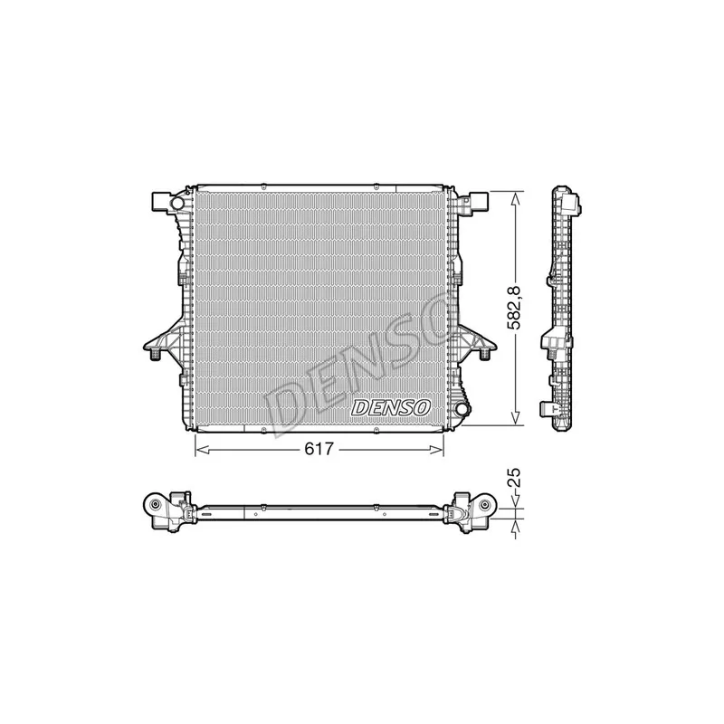 Radiateur, refroidissement du moteur DENSO DRM32052