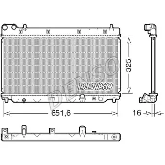 Radiateur, refroidissement du moteur DENSO