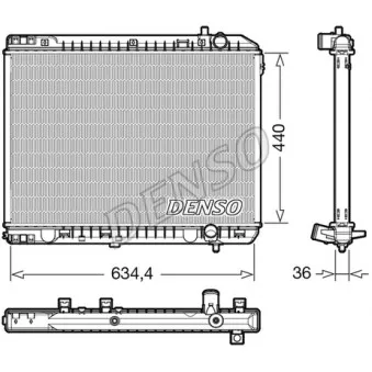 Radiateur, refroidissement du moteur DENSO