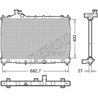 Radiateur, refroidissement du moteur DENSO
