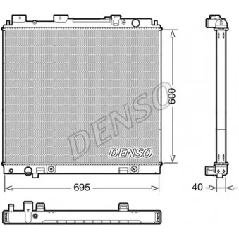 Radiateur, refroidissement du moteur DENSO