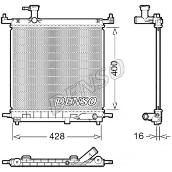 Radiateur, refroidissement du moteur DENSO