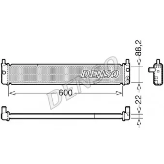 Radiateur, refroidissement du moteur DENSO DRM50135