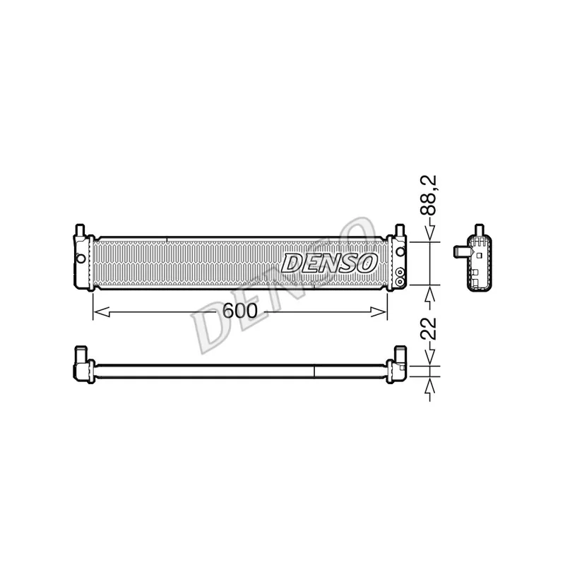 Radiateur, refroidissement du moteur DENSO DRM50135
