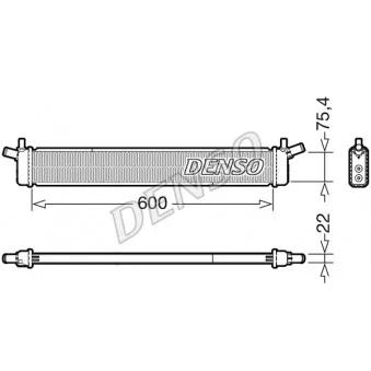Radiateur, refroidissement du moteur DENSO DRM50136