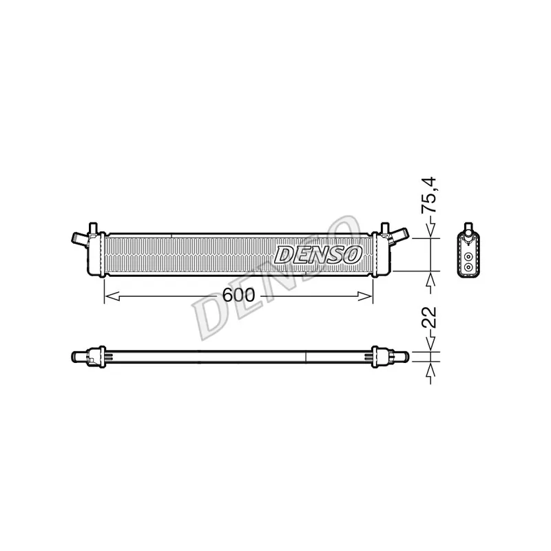 Radiateur, refroidissement du moteur DENSO DRM50136
