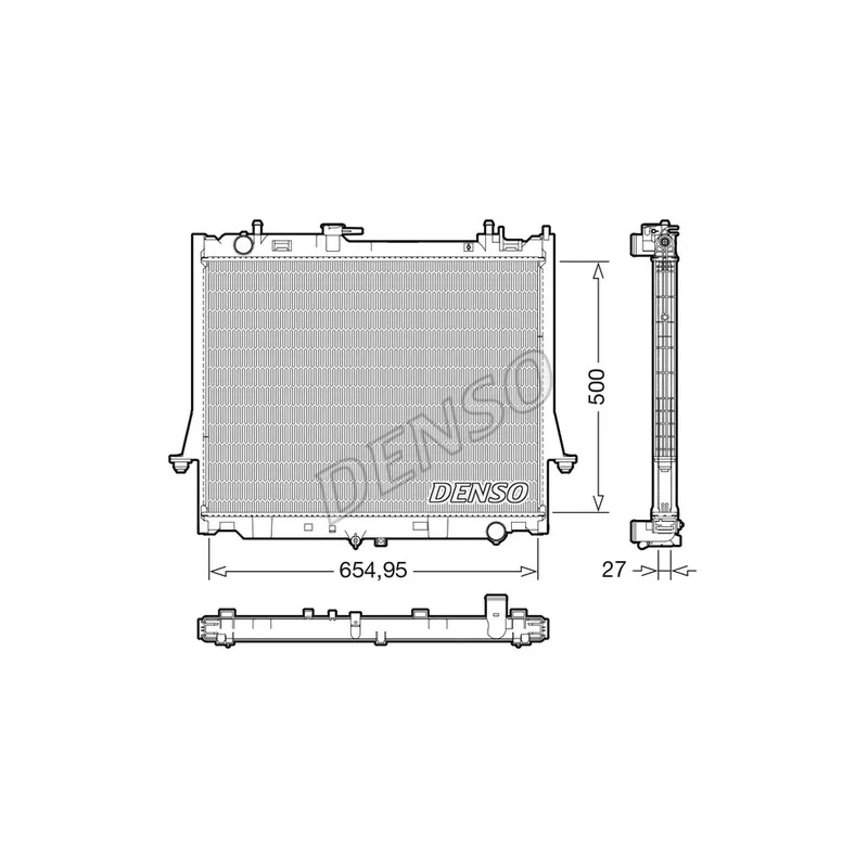 Radiateur, refroidissement du moteur DENSO DRM99014