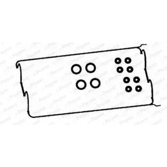 Jeu de joints d'étanchéité, couvercle de culasse PAYEN HM5266