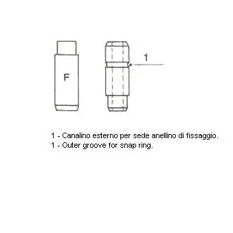 Guide de soupape METELLI 01-0945