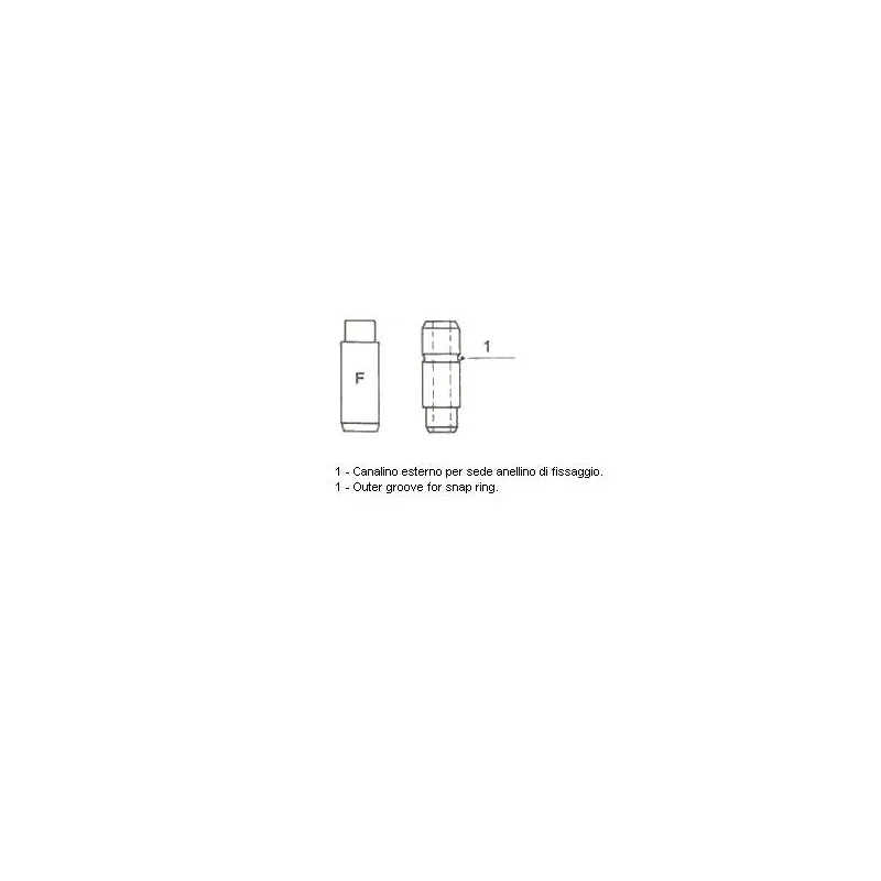 Guide de soupape METELLI 01-0945