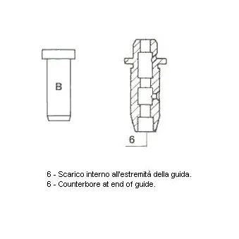 Guide de soupape METELLI 01-1482