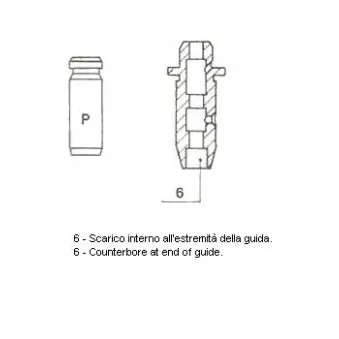 Guide de soupape METELLI 01-2850