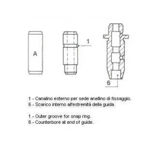 Guide de soupape METELLI 01-S2758