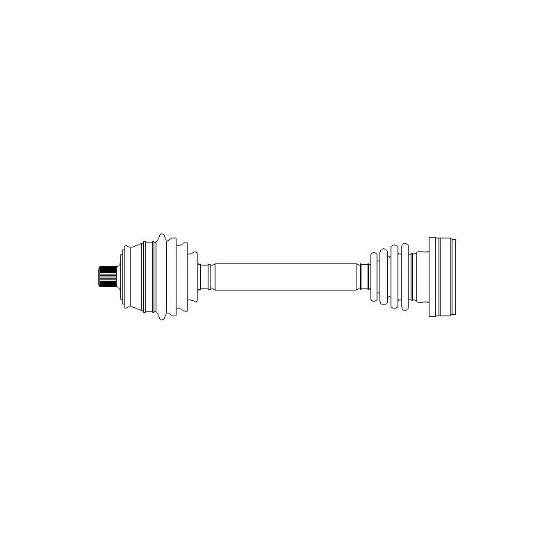 Arbre de transmission avant droit METELLI 17-0182