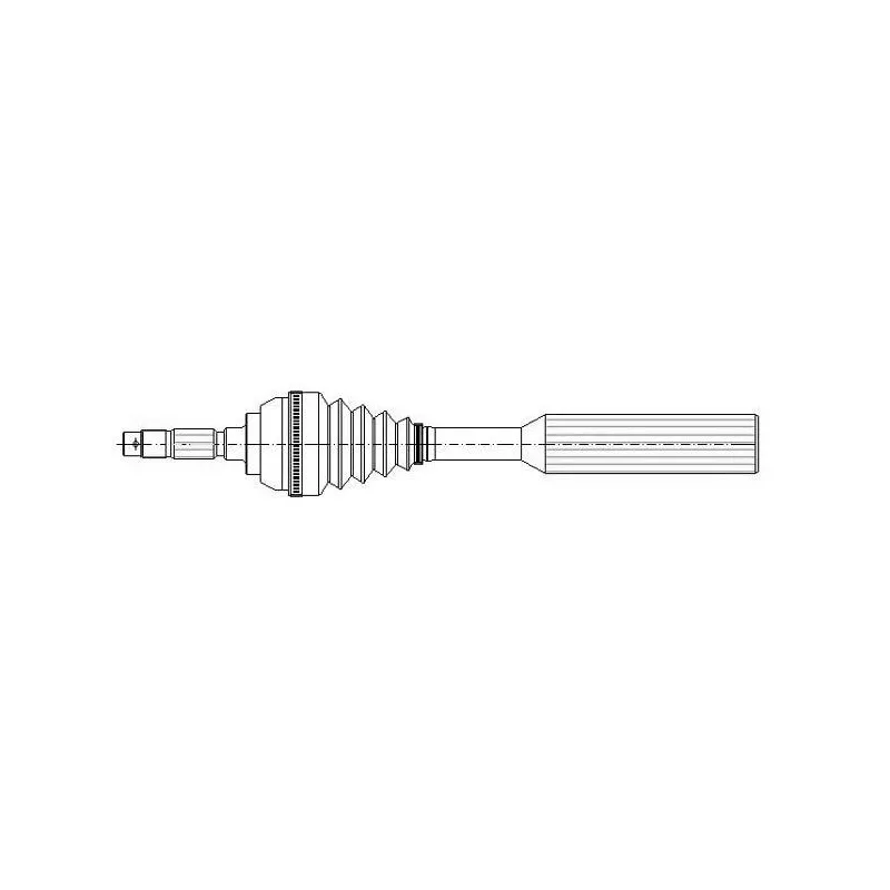 Arbre de transmission avant gauche METELLI 17-0381