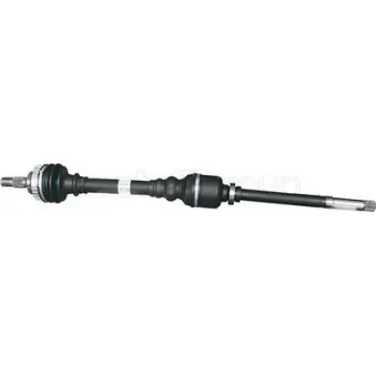 Arbre de transmission avant droit METELLI 17-0394