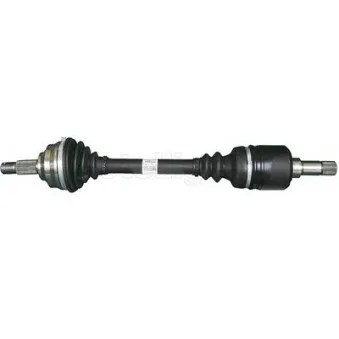 Arbre de transmission avant gauche METELLI 17-0672