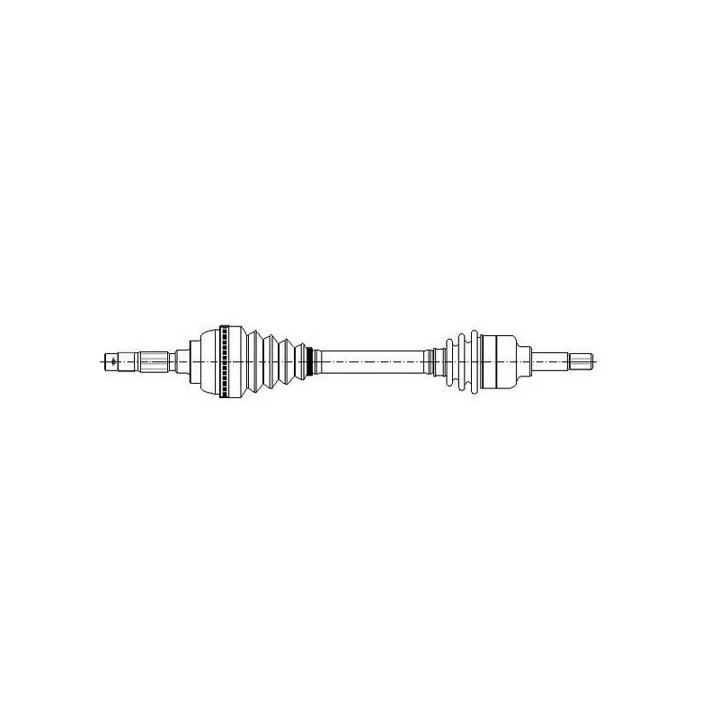 Arbre de transmission avant gauche METELLI 17-1122