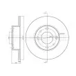 Jeu de 2 disques de frein avant METELLI 23-0014 - Visuel 1