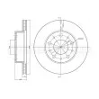 Jeu de 2 disques de frein avant METELLI 23-0341 - Visuel 1