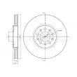 Jeu de 2 disques de frein avant METELLI 23-0365C - Visuel 1